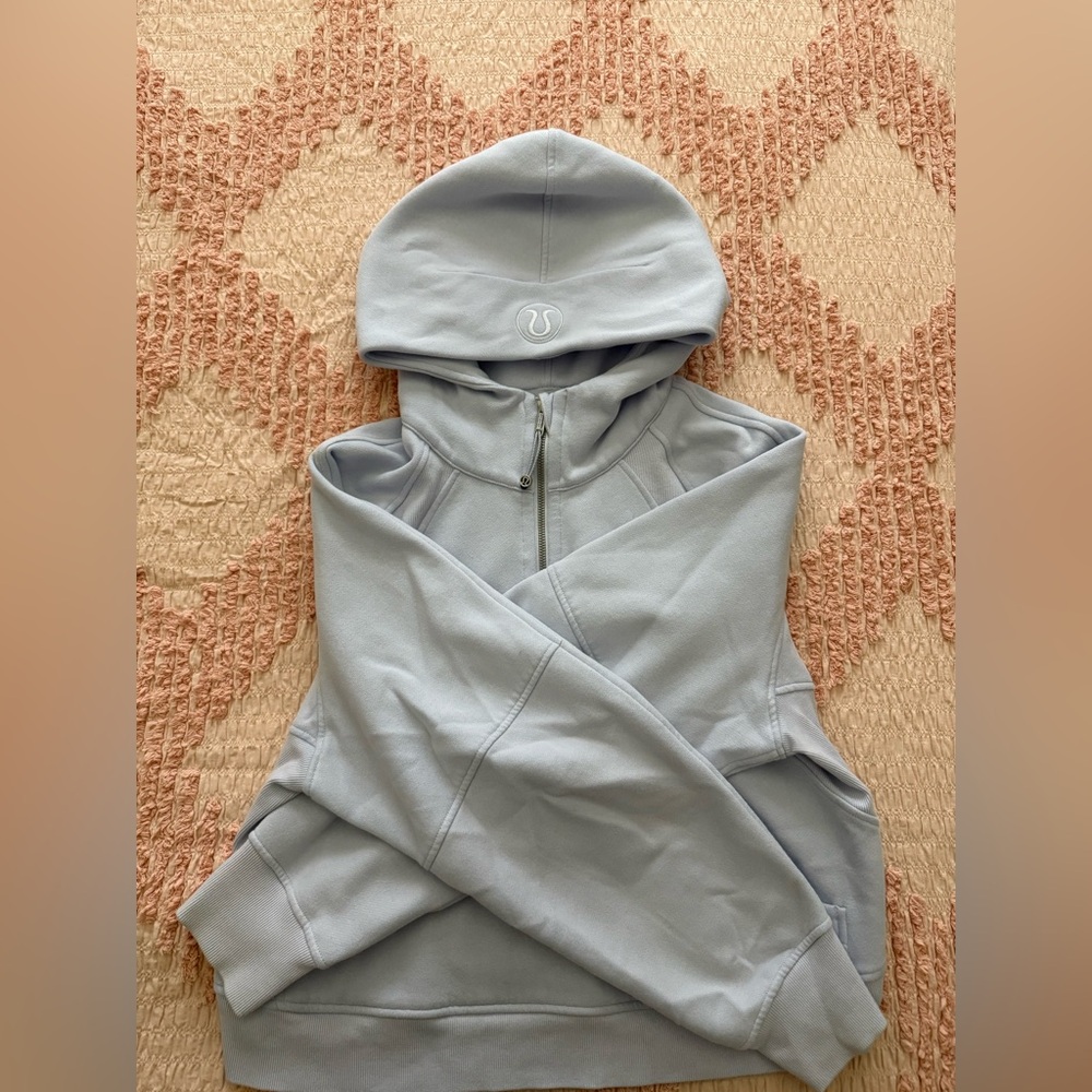 Lululemon Half Zip Scuba Hoodie Periwinkle M/L